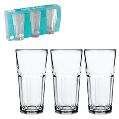 Copo vidro bourbon 300ml 3pcs            cx:012